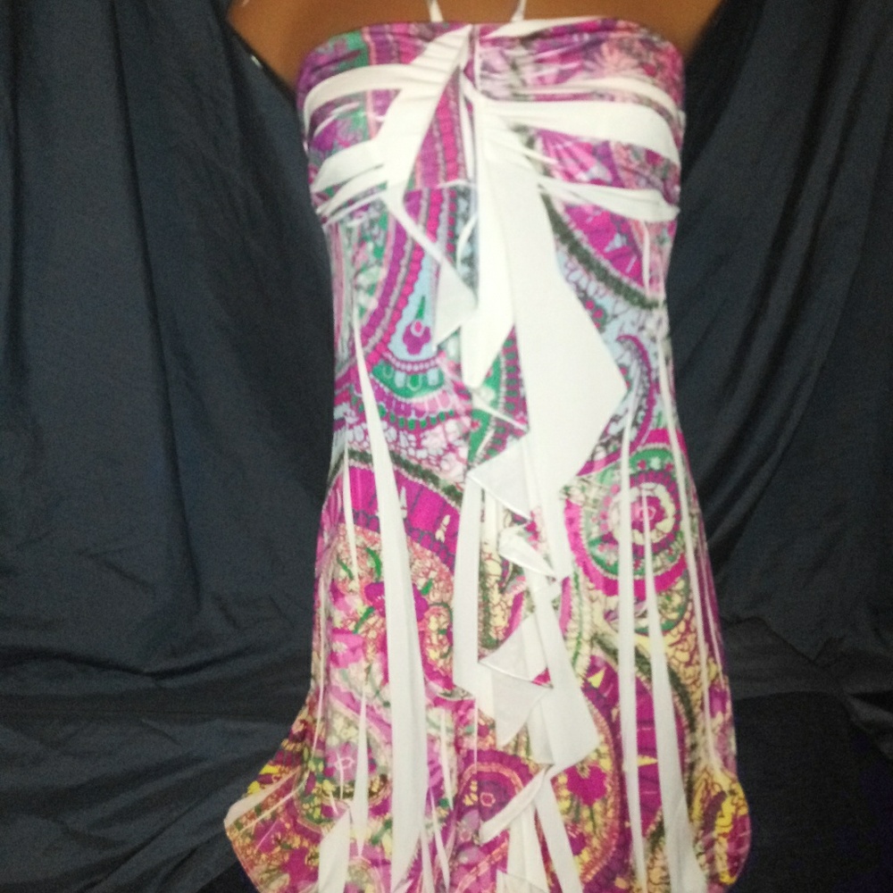 Satin summer dress